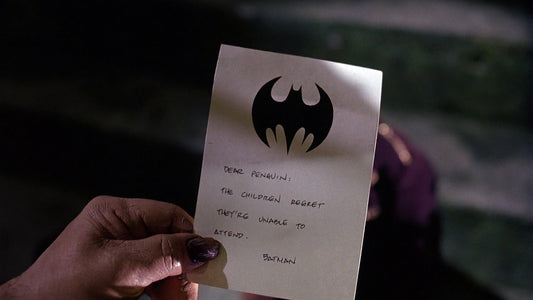 Batman letterhead.