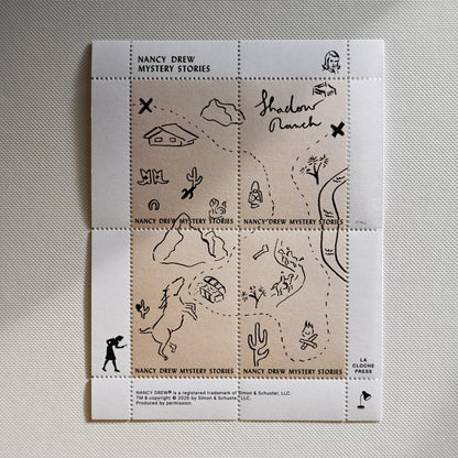 Nancy Drew "Shadow Ranch" stamps | 4.25x5.5"