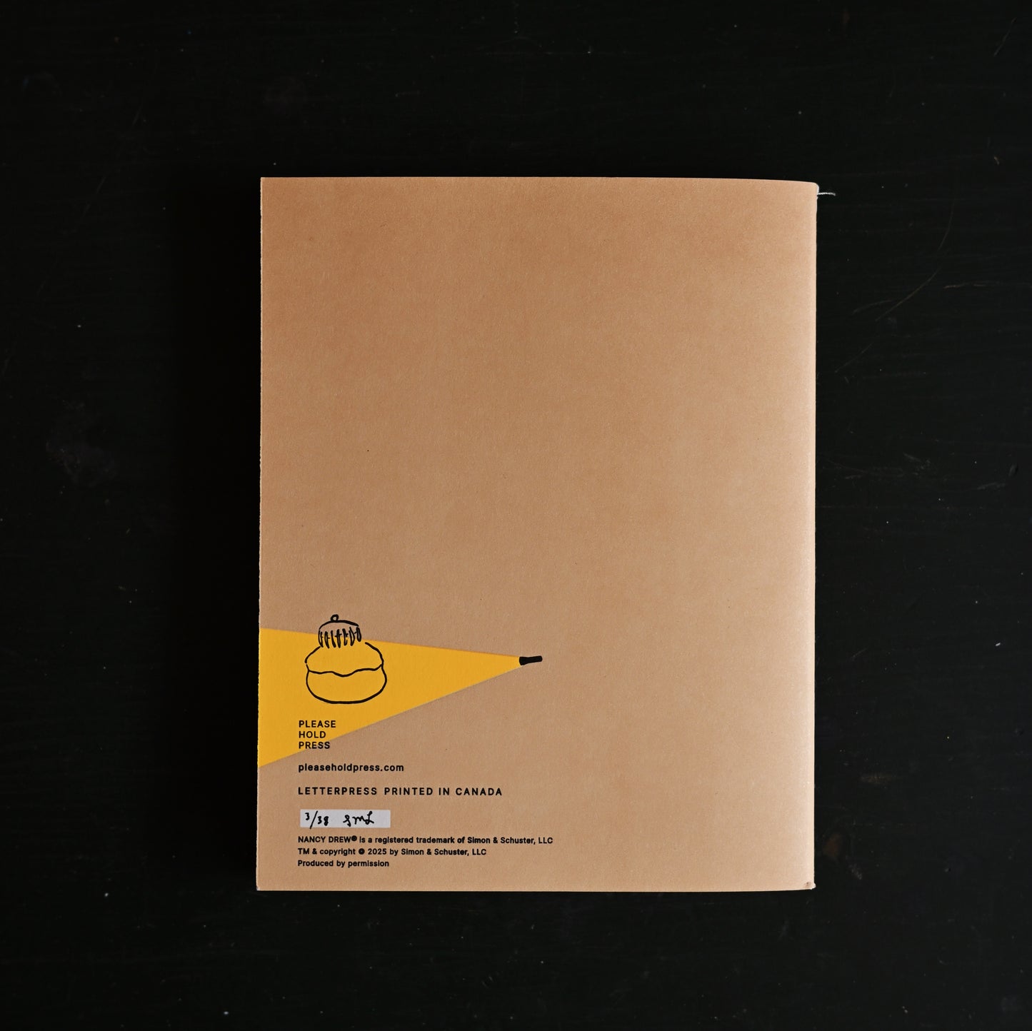 Nancy Drew notebook in Biscuit + Lamplight | 5.3x6.6"