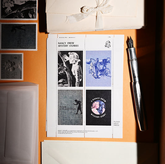 Nancy Drew stamps | 4.25x5.5"