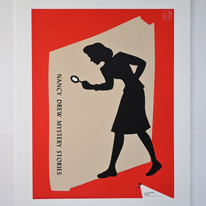 Nancy Drew Mystery Stories silkscreen art piece | 22 x 28"