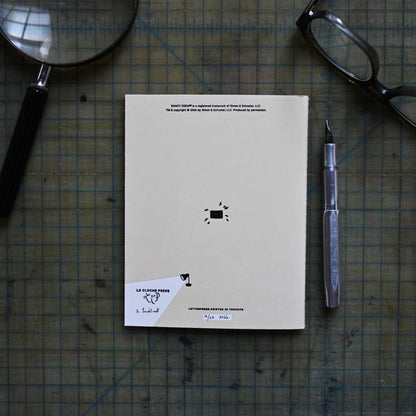 Nancy Drew notebook in Apricot + Khaki | 5x6.4"