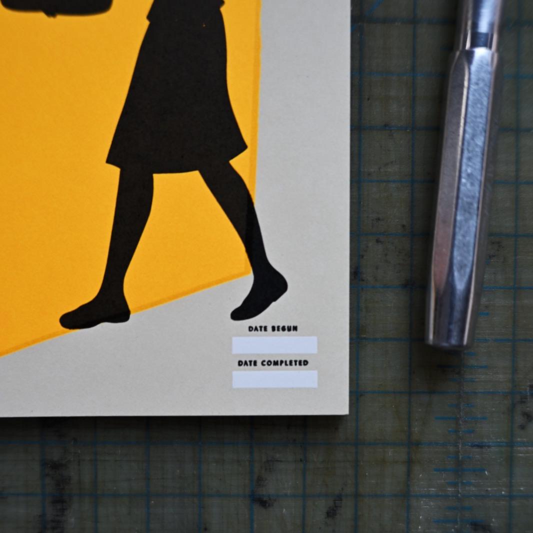 Nancy Drew notebook in Apricot + Khaki | 5x6.4"