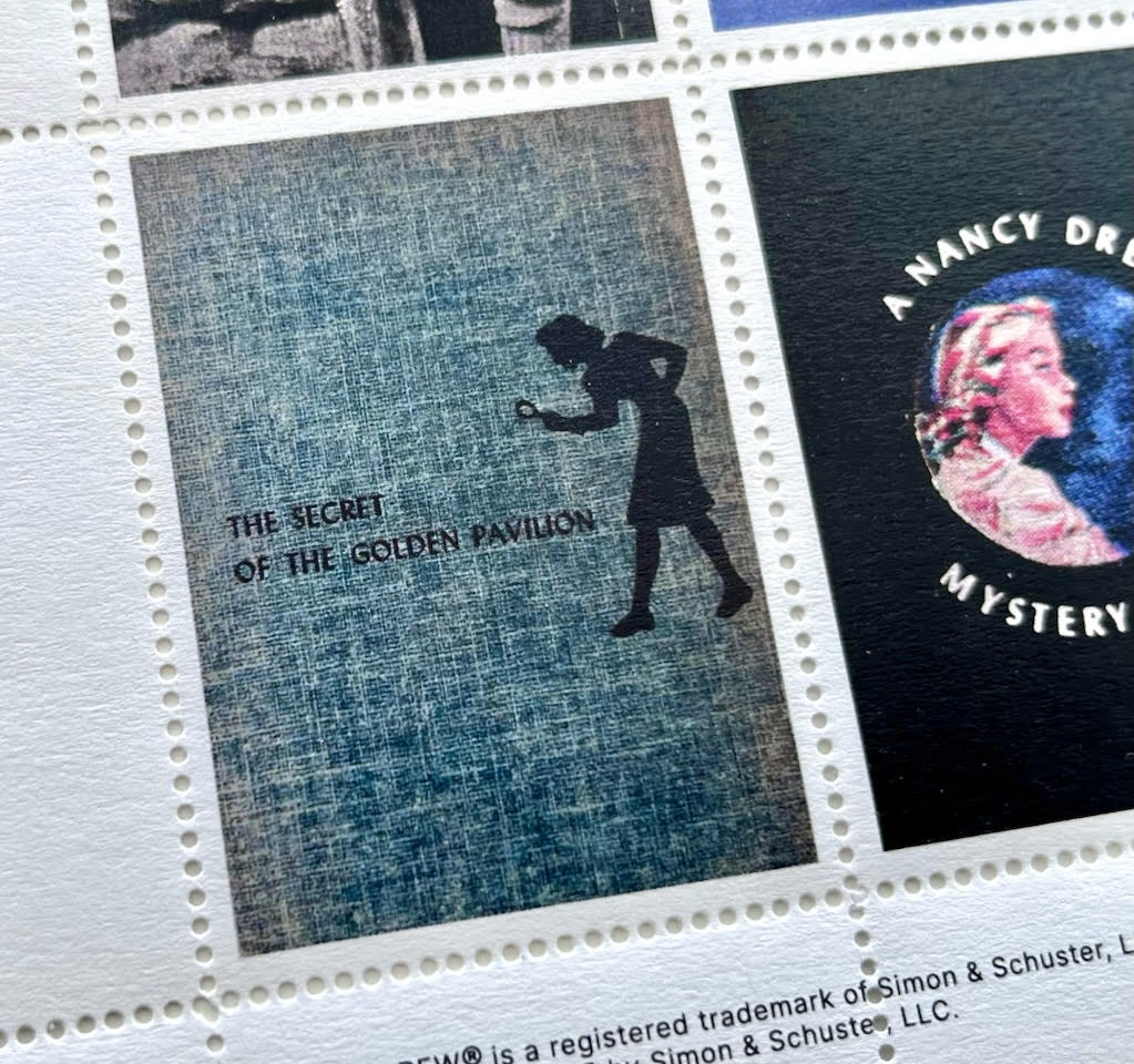 Nancy Drew stamps | 4.25x5.5"
