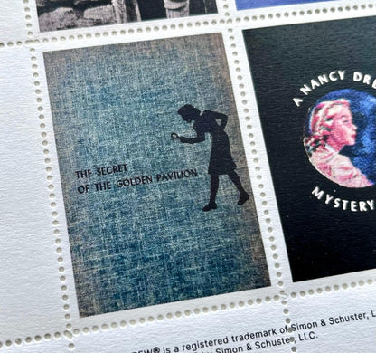 Nancy Drew stamps | 4.25x5.5"